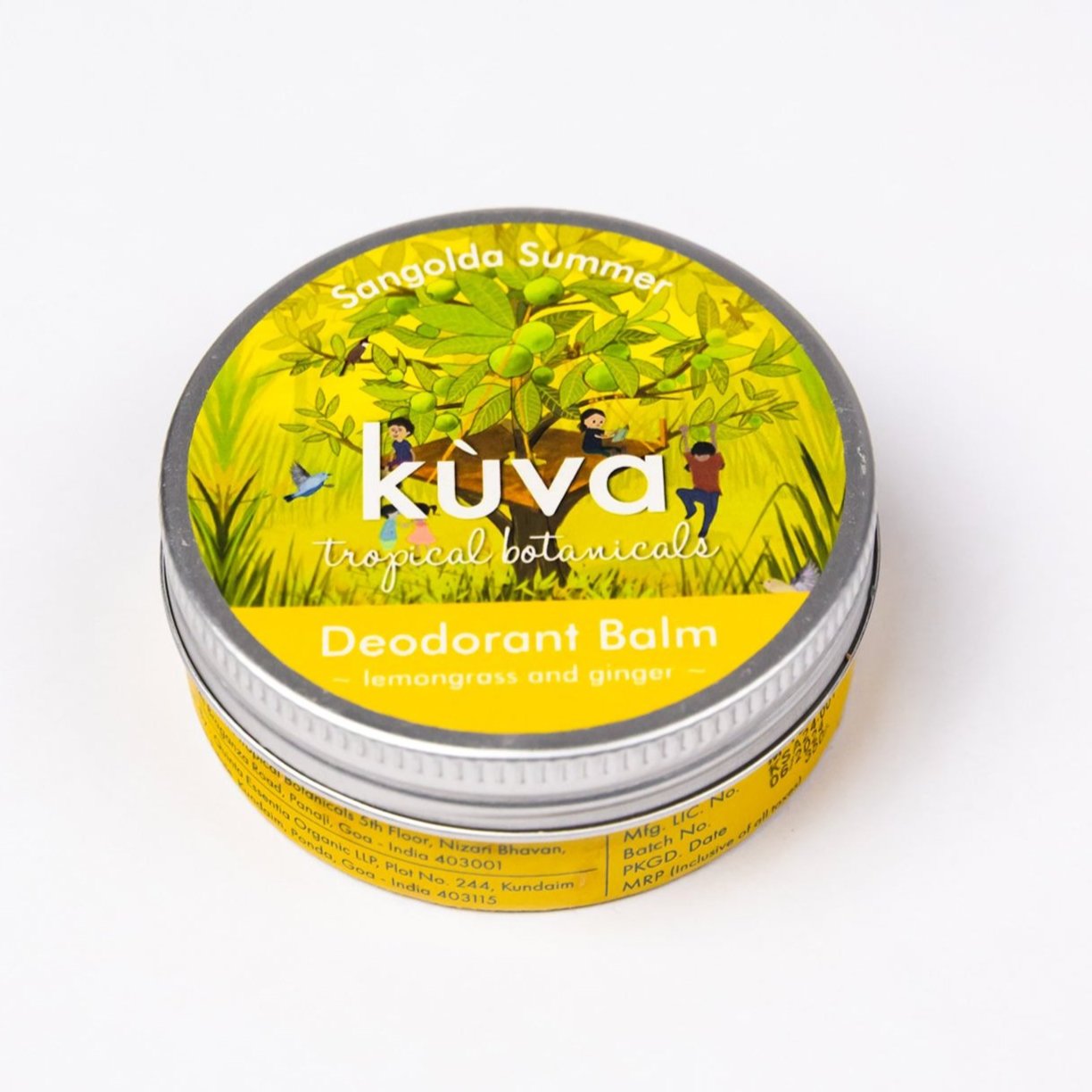 Deodorant Balm - 'Sangolda Summer' - Lemongrass & Ginger