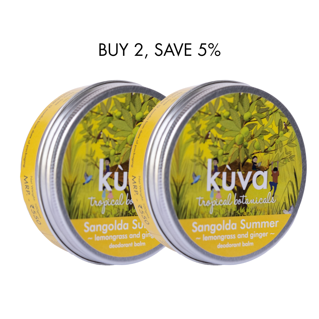 Sangolda Summer Deodorant Balm 50 gms - Bundle & Save