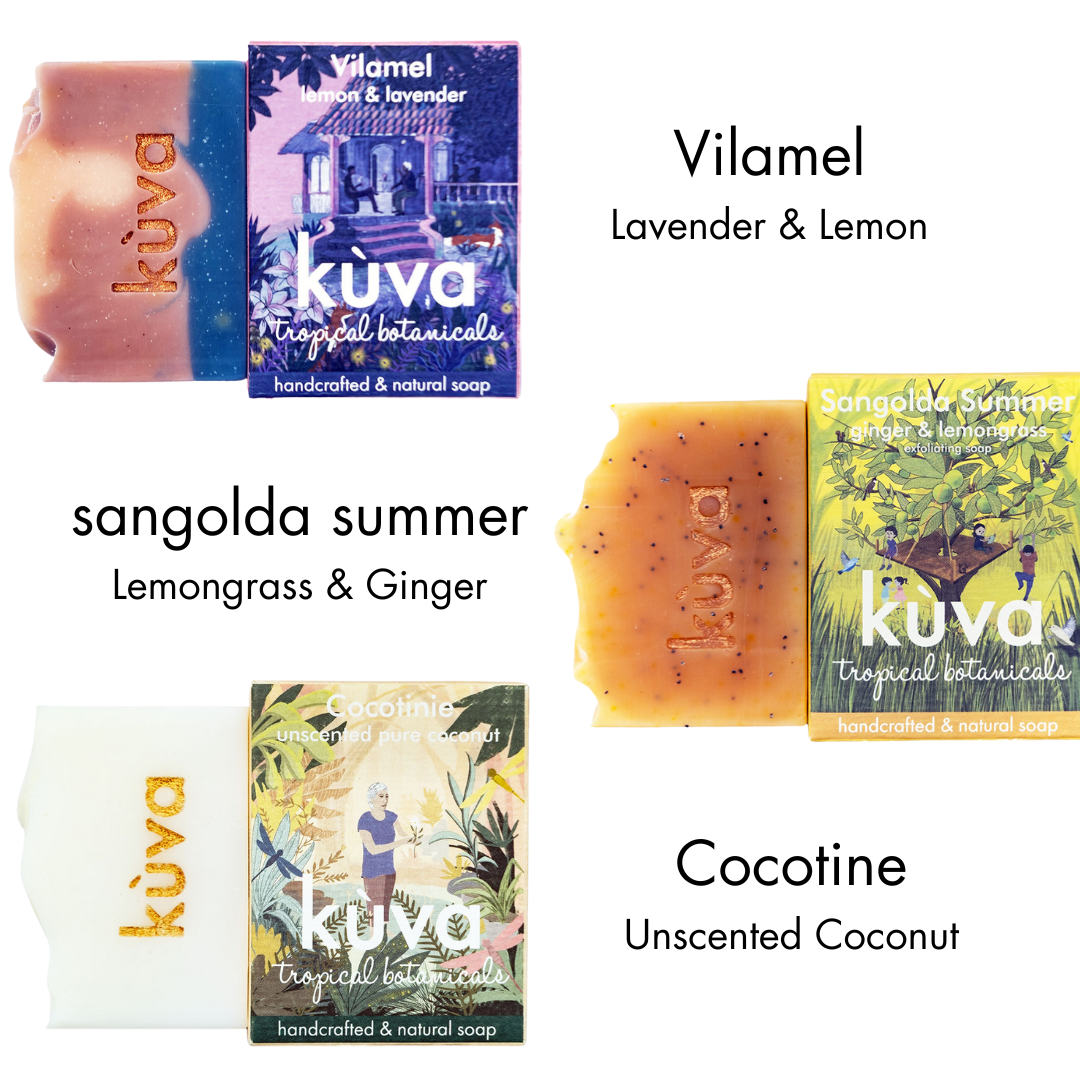 Gift set of 3 Handmade soaps