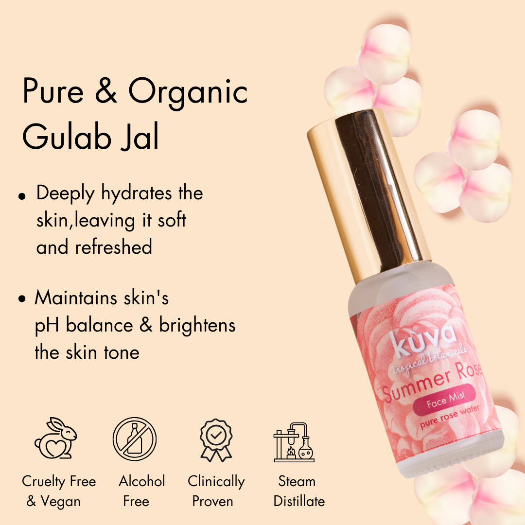 Summer Rose - Pure Rosewater - Face Mist - 30 ml