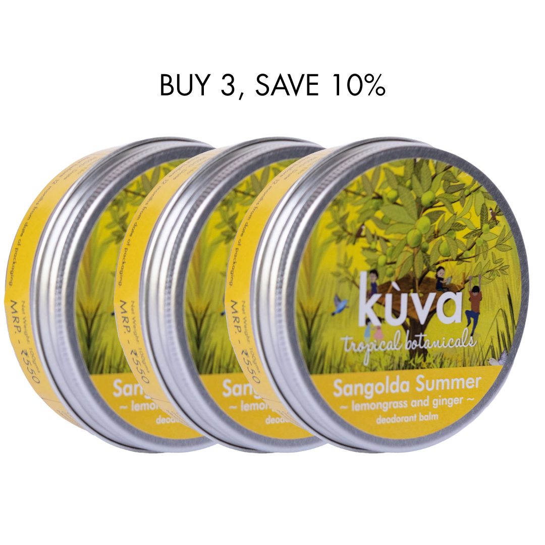Sangolda Summer Deodorant Balm 50 gms - Bundle & Save