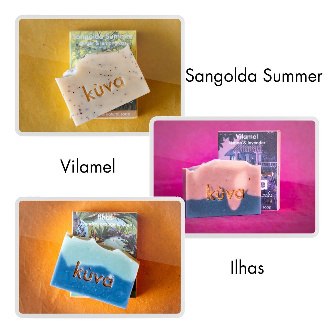 Gift set of 3 Handmade soaps
