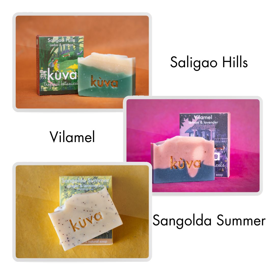 Gift set of 3 Handmade soaps