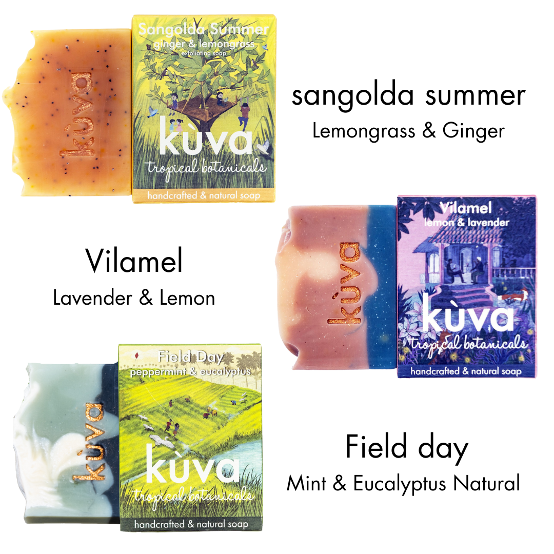 Gift set of 3 Handmade soaps