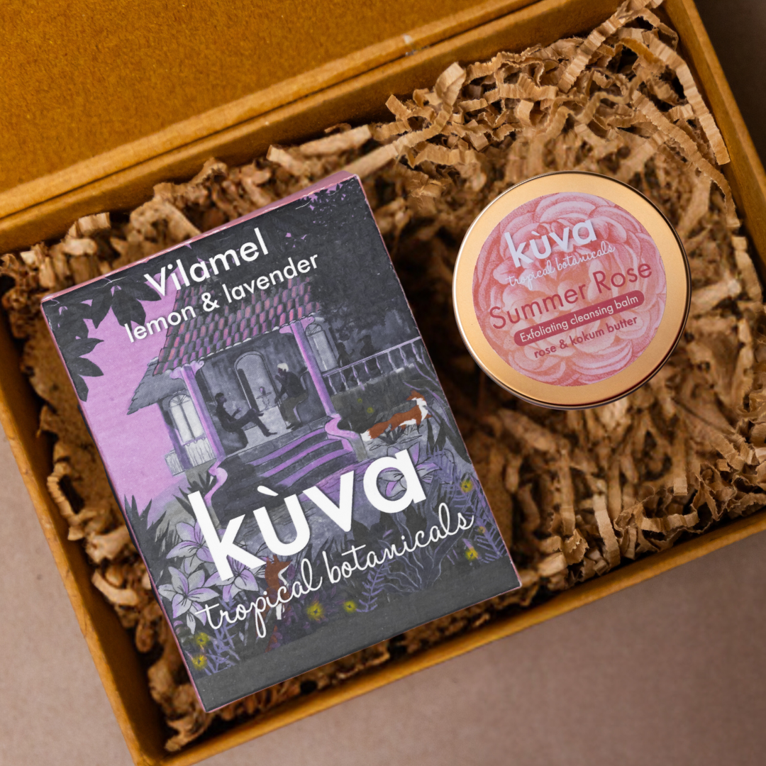Midsummer Gift Box - Summer Rose cleansing balm + Vilamel Soap