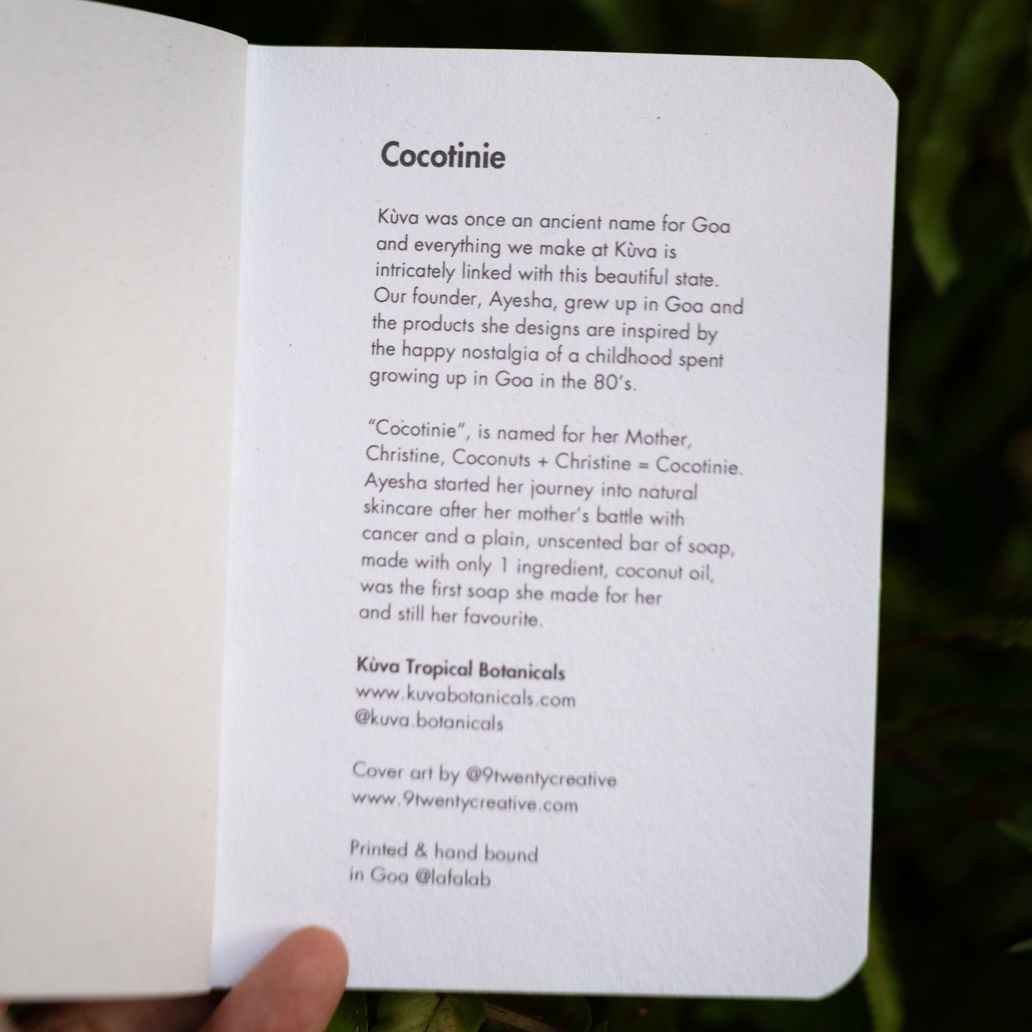 Kuva Cocotinie Illustration Recycled Cotton Handmade Notebooks - 100 pgs - A6