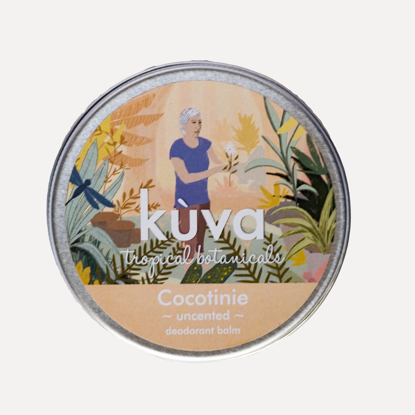 'Cocotinie' Deodorant Balm - 100 gms - Unscented ~Baking Soda Free~