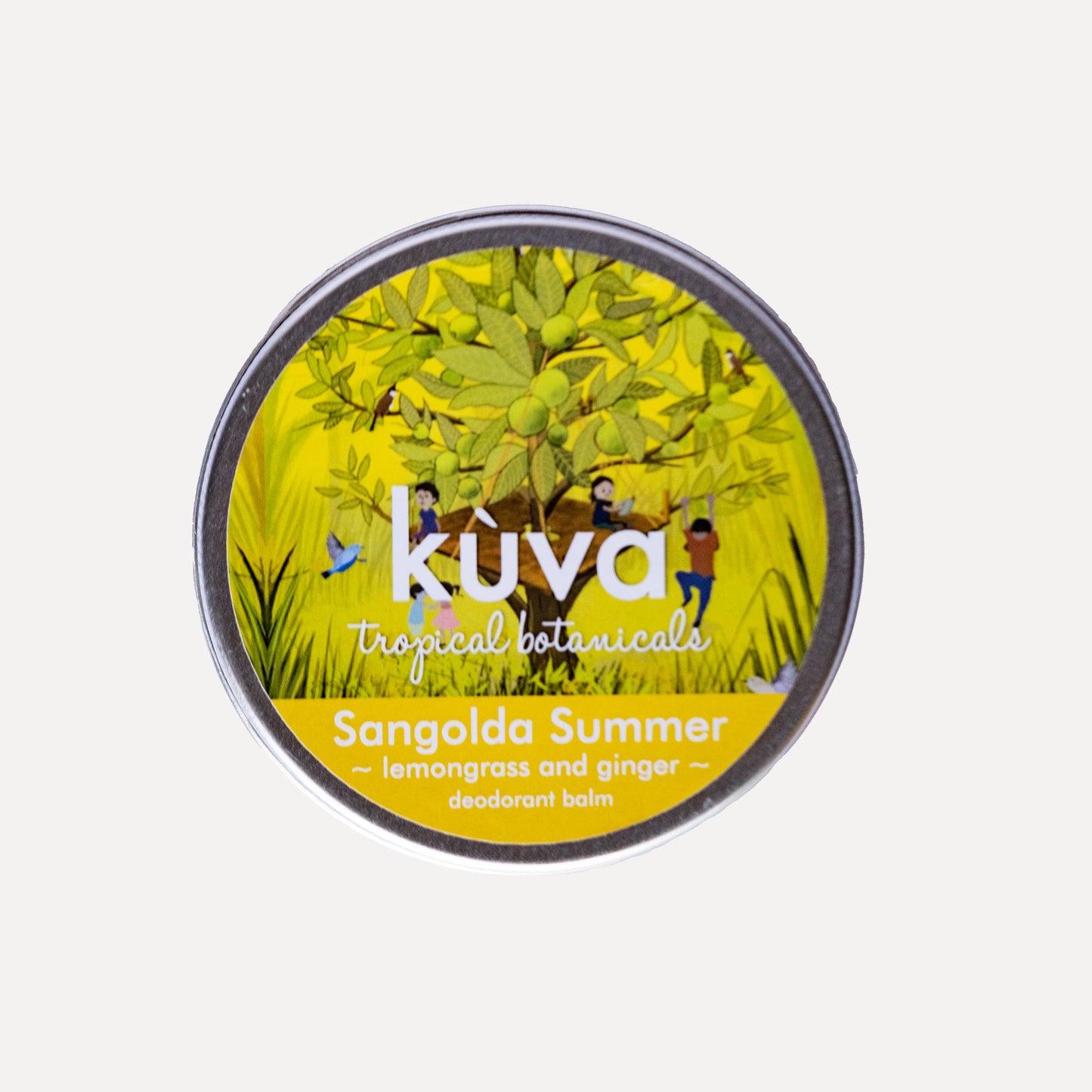 'Sangolda Summer' Deodorant Balm - 100 gms - Lemongrass & Ginger ~Baking Soda Free~