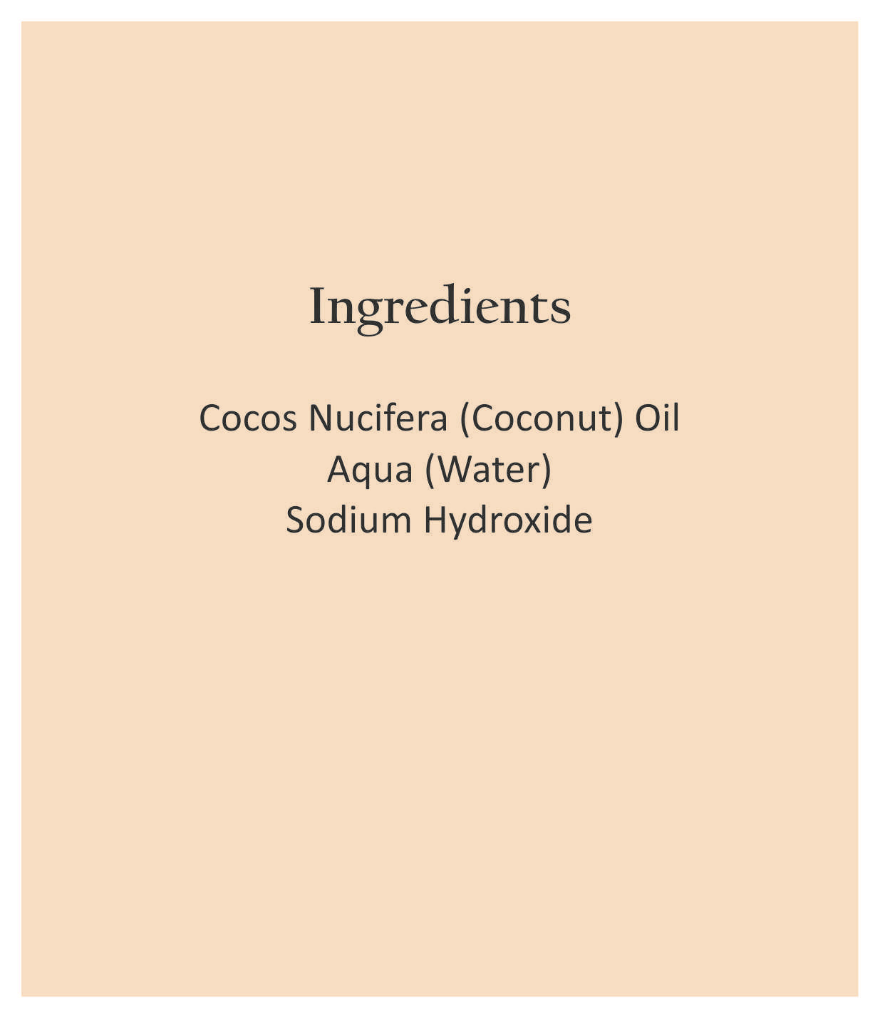 'cocotinie' natural handmade soap