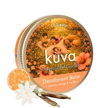 Deodorant Balm - "La Siesta" - Jasmine, Orange & Vanilla