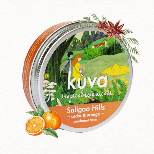Deodorant Balm - "Saligao Hills" - Orange & Cedar
