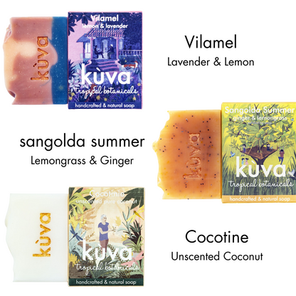 Gift set of 3 Handmade soaps