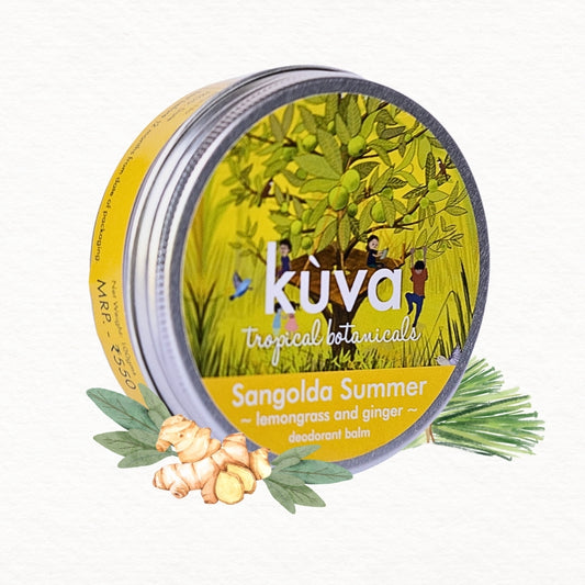 Deodorant Balm - 'Sangolda Summer'  - Lemongrass & Ginger