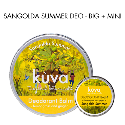 Sangolda Summer Duo – Lemongrass & Ginger Deodorant Bundle ☀️🌿
