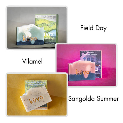 Gift set of 3 Handmade soaps