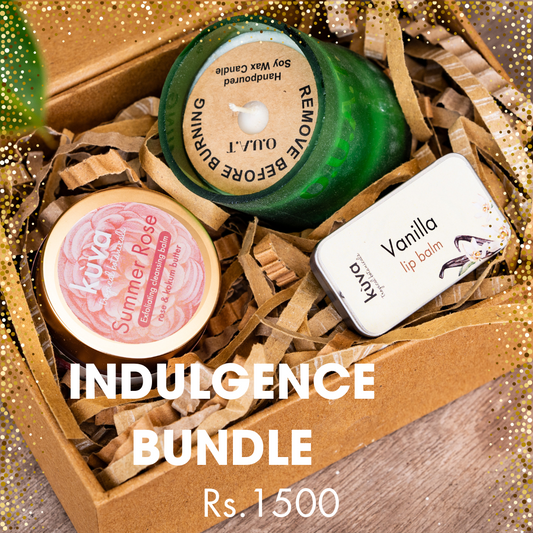 Indulgence Gift Box - Summer Rose + Candle + Lip balm