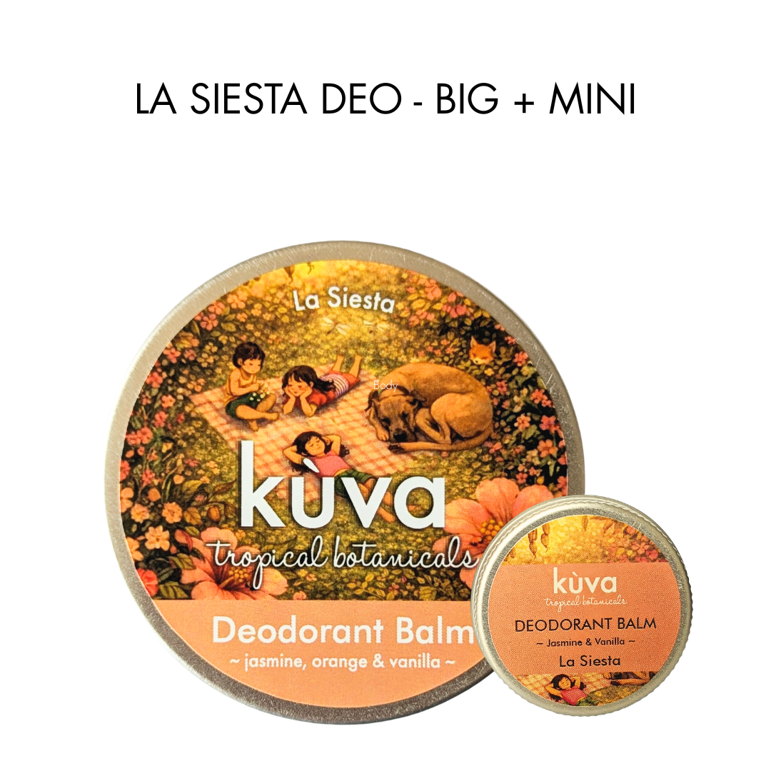 La Siesta Duo - Jasmine, Orange, Vanilla & Vetiver Deodorant Bundle 🌸🍊
