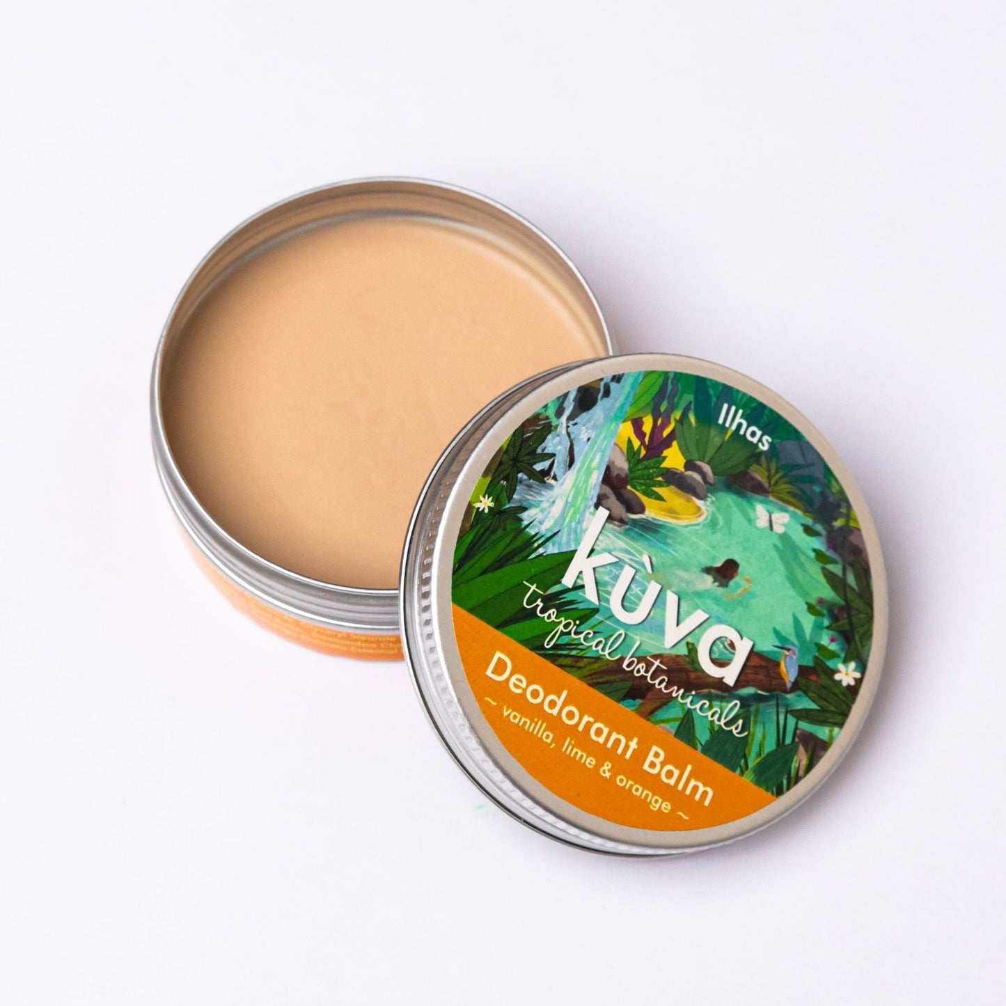 Deodorant Balm - "Ilhas" - Vanilla, Orange & Lime
