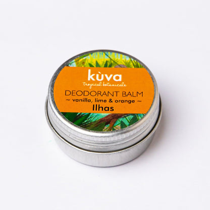 Deodorant Balm - "Ilhas" - Vanilla, Orange & Lime