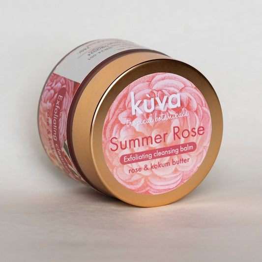 'Summer Rose' - Exfoliating Cleansing Balm - Rose & Kokum Butter - 50gms