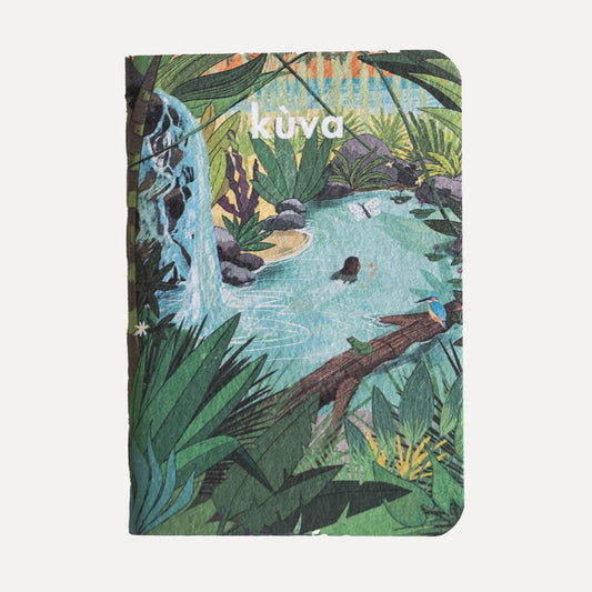 Kuva Ilhas Illustration Recycled Cotton Handmade Notebooks - 100 pgs - A6