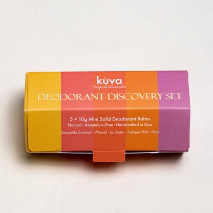 Deodorant Discovery Set ~ travel size ~ + Coconut Shell Applicator