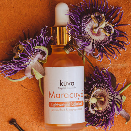 Maracuya - Passionfruit & Papaya - Squalane Vitamin C - Lightweight facial oil - 30gms