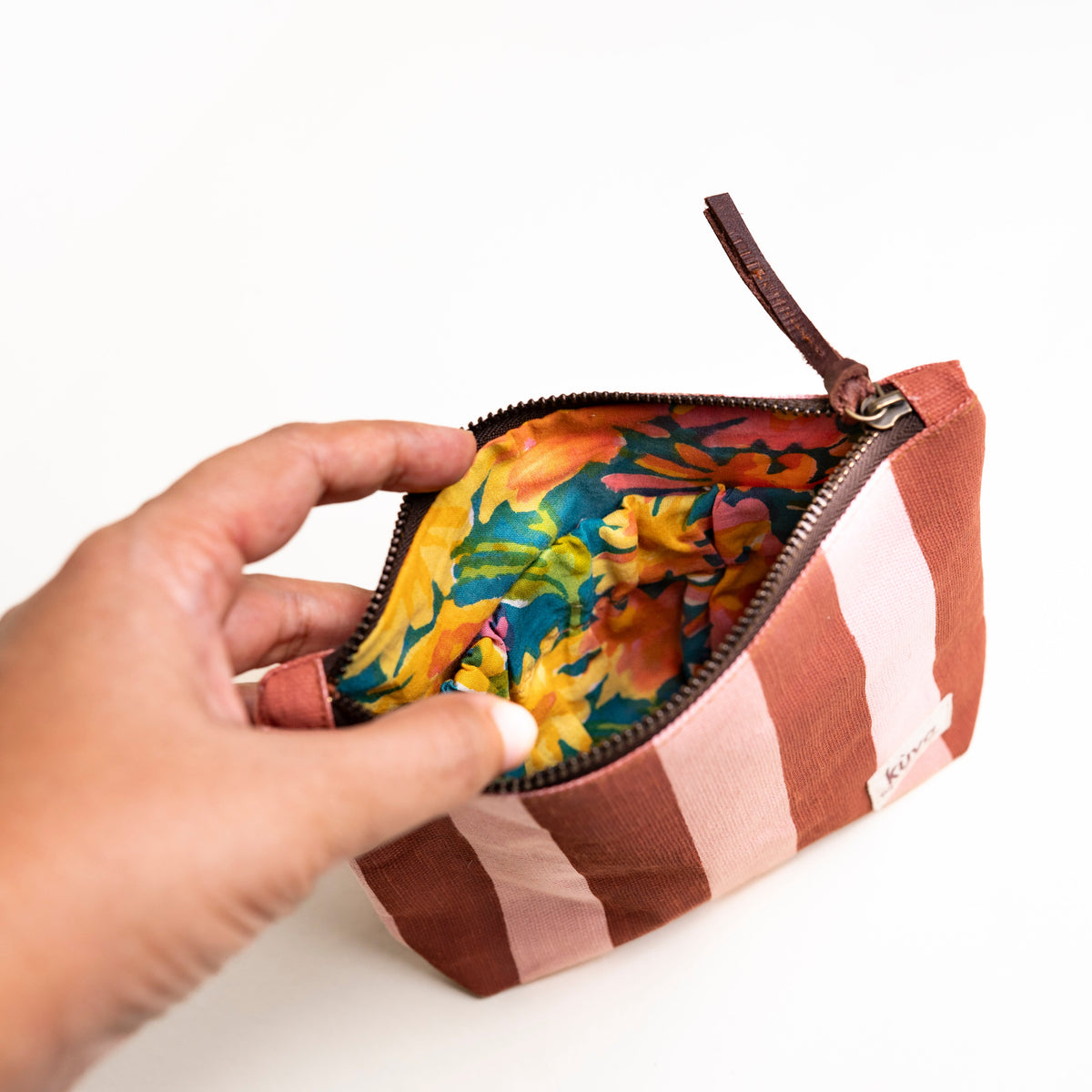 Kùva x The Burlap People Pouch