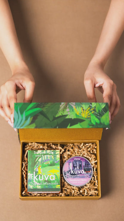 Bath Essentials Gift Box - Soap + Candle
